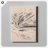Landscape with a river - アーノルド ピーター ワイズ クビンチャン Canvas.
