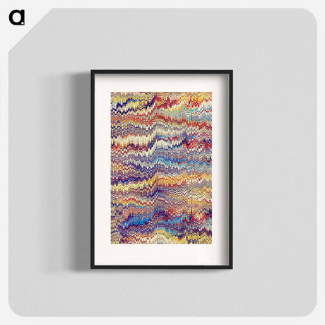 アートポスター-Decorative Paper from Christ's Passion, a tragedie with annotations
 - 大英図書館 Poster.