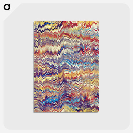 アートポストカード-Decorative Paper from Christ's Passion, a tragedie with annotations
 - 大英図書館 Postcard.