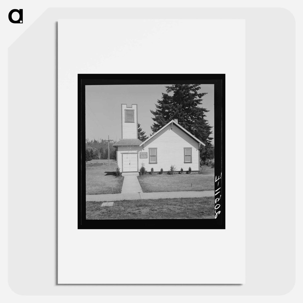 Seven Day Adventist Church - Dorothea Lange Poster.