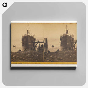 アートパネル-Steamer Colorado Entering Dry Dock
 - エドワード マイブリッジ Canvas.