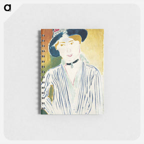 アートメモ帳-Striped Jacket - アンリ マティス Memo.