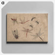アートパネル-Album of Sketches by Katsushika Hokusai and His Disciples - 葛飾 北斎 Canvas.