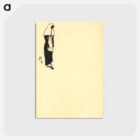 アートポストカード-Silhouette of a Nurse
 - 国立医学図書館 Postcard.