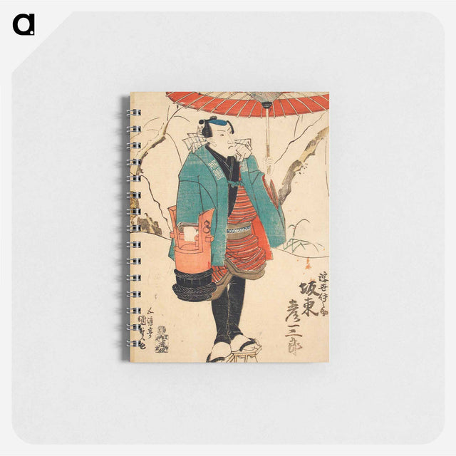 アートメモ帳-The Actor Bandō Hikosaburō as Ukiyo Inosuke in “Sekai ha Taira ume no kaomise”
 - 歌川 国貞 Memo.