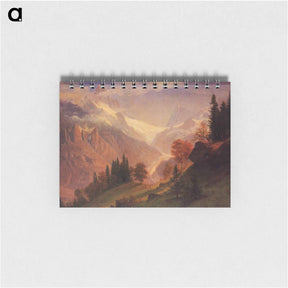 アートメモ帳-View of the Grunewald - アルバート ビアスタット Memo.