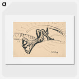 Reclining male nude - アーノルド ピーター ワイズ クビンチャン Poster.