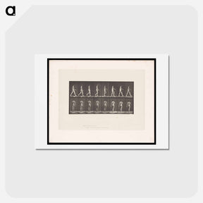 アートポストカード-Naked Man Walking
 - エドワード マイブリッジ Postcard.