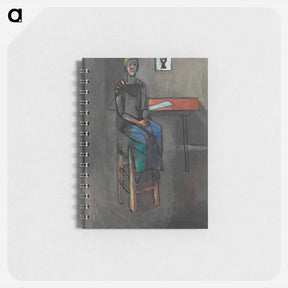 アートメモ帳-Woman on a High Stool - アンリ マティス Memo.