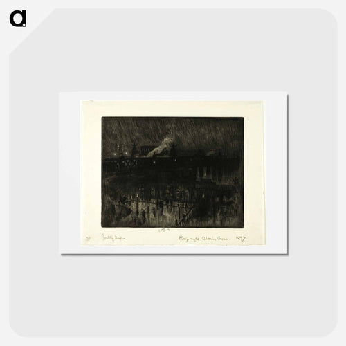 Rainy Night, Charing Cross Station
 - ジョセフ ペネル Postcard.