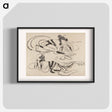 アートポスター-Hokusai's Album of Sketches - 葛飾 北斎 Poster.