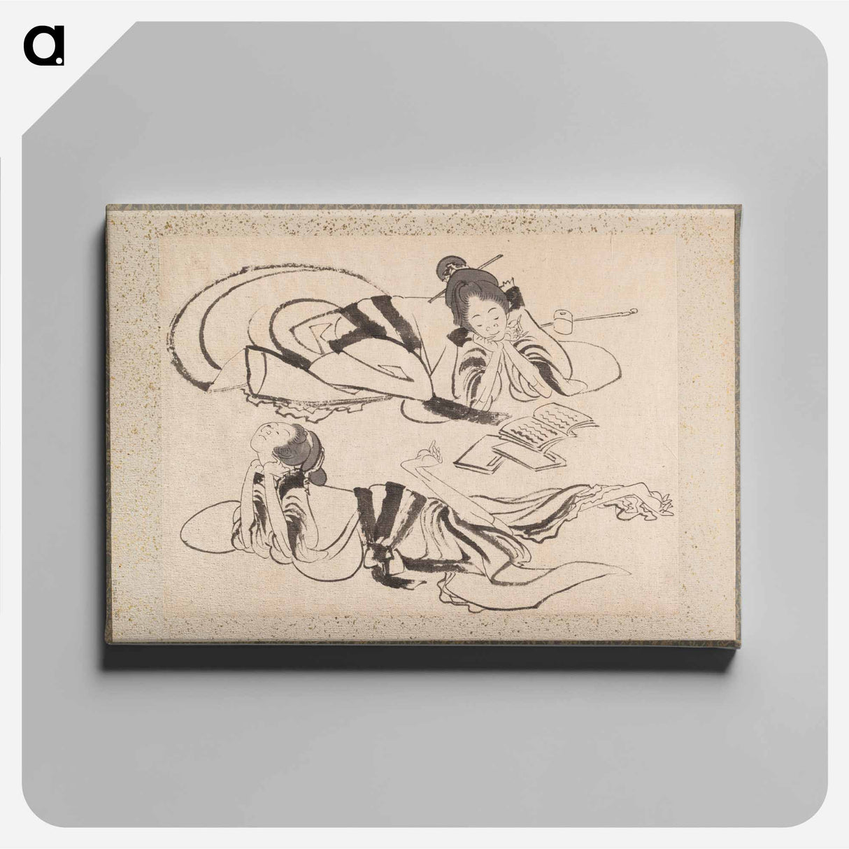 Hokusai's Album of Sketches - 葛飾 北斎 Canvas.