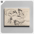 アートパネル-Hokusai's Album of Sketches - 葛飾 北斎 Canvas.