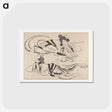 アートポストカード-Hokusai's Album of Sketches - 葛飾 北斎 Postcard.