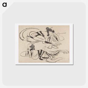 アートポストカード-Hokusai's Album of Sketches - 葛飾 北斎 Postcard.