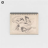 Hokusai's Album of Sketches - 葛飾 北斎 Memo.
