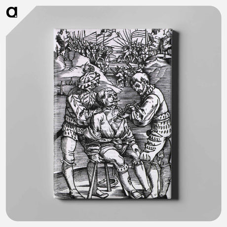 アートパネル-Military Surgeon Treating a Battle Wound
 - 国立医学図書館 Canvas.