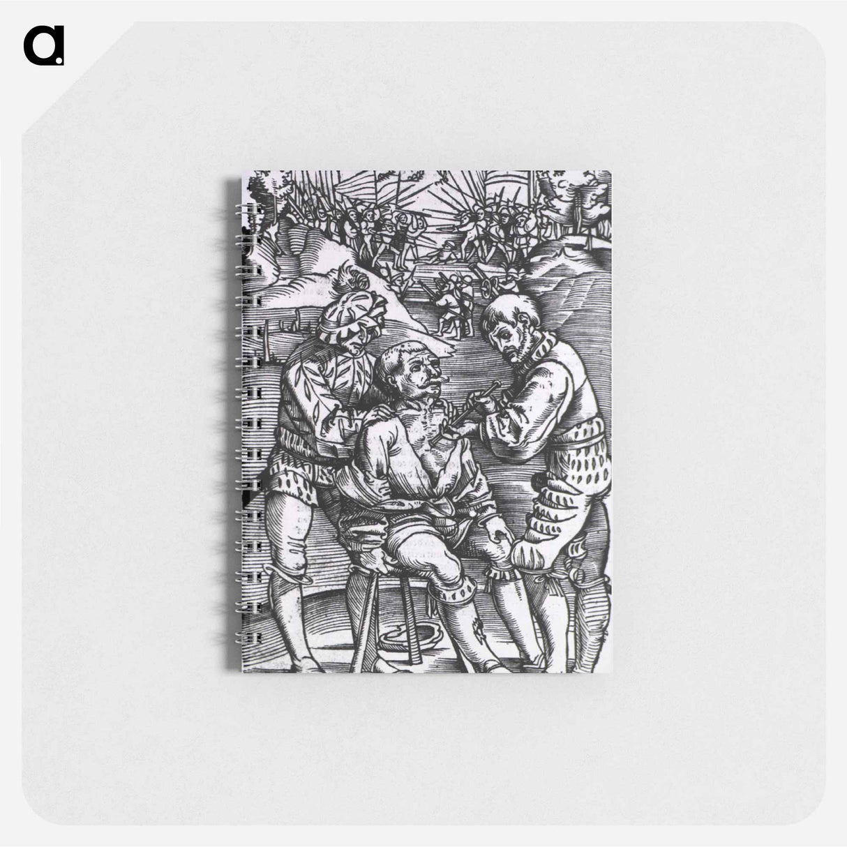 アートメモ帳-Military Surgeon Treating a Battle Wound
 - 国立医学図書館 Memo.