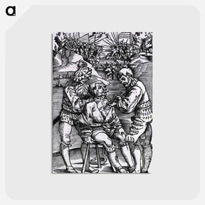 アートポストカード-Military Surgeon Treating a Battle Wound
 - 国立医学図書館 Postcard.