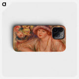 Seated Odalisque - ピエール オーギュスト ルノワール Phone Case.