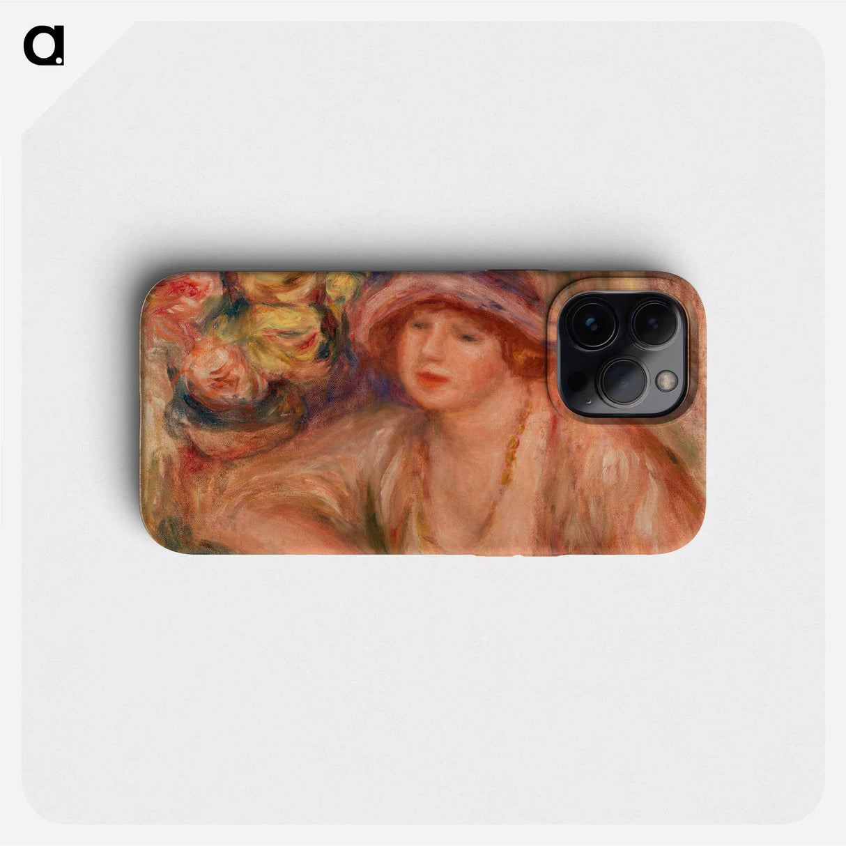 Seated Odalisque - Pierre Auguste Renoir Phone Case.