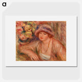 Seated Odalisque - Pierre-Auguste Renoir Poster.