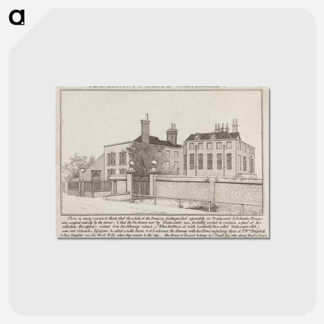 アートポストカード-Tradescant's House at South Lambeth
 - イェール大学アートギャラリー Postcard.