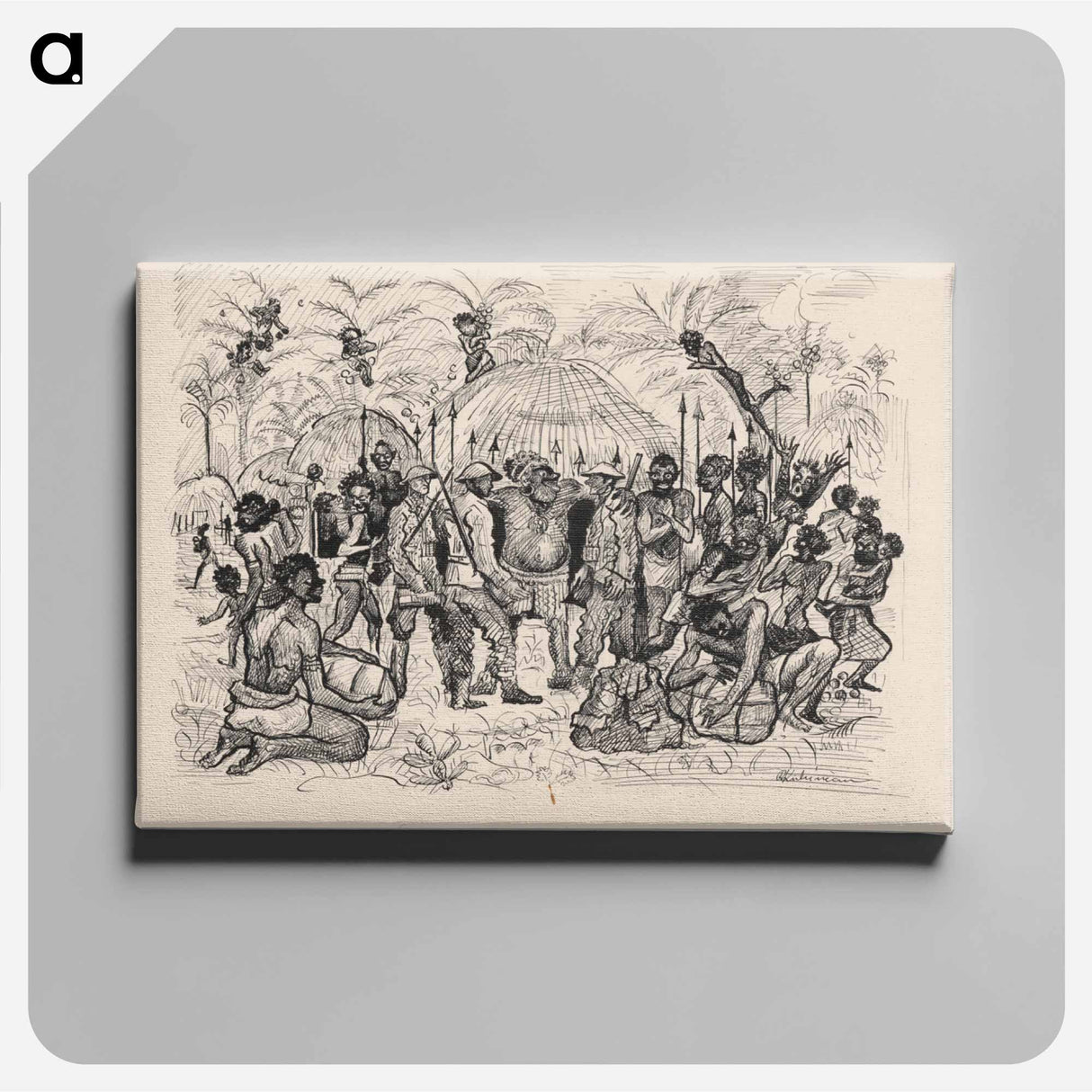 Stories in wilderness - 8 - アーノルド ピーター ワイズ クビンチャン Canvas.