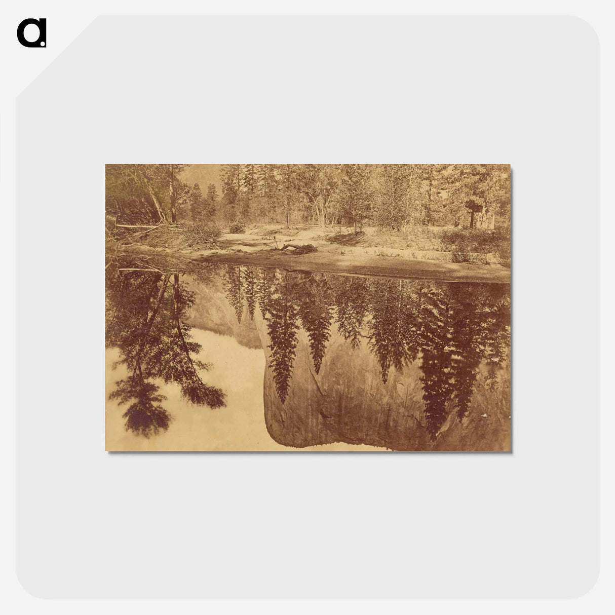 アートポストカード-Tutokanula. Valley of the Yosemite
 - エドワード マイブリッジ Postcard.
