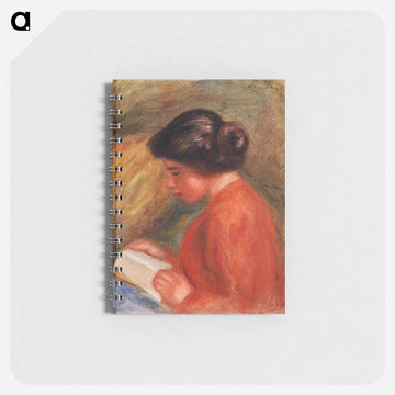 Young Woman Reading - ピエール オーギュスト ルノワール Memo.