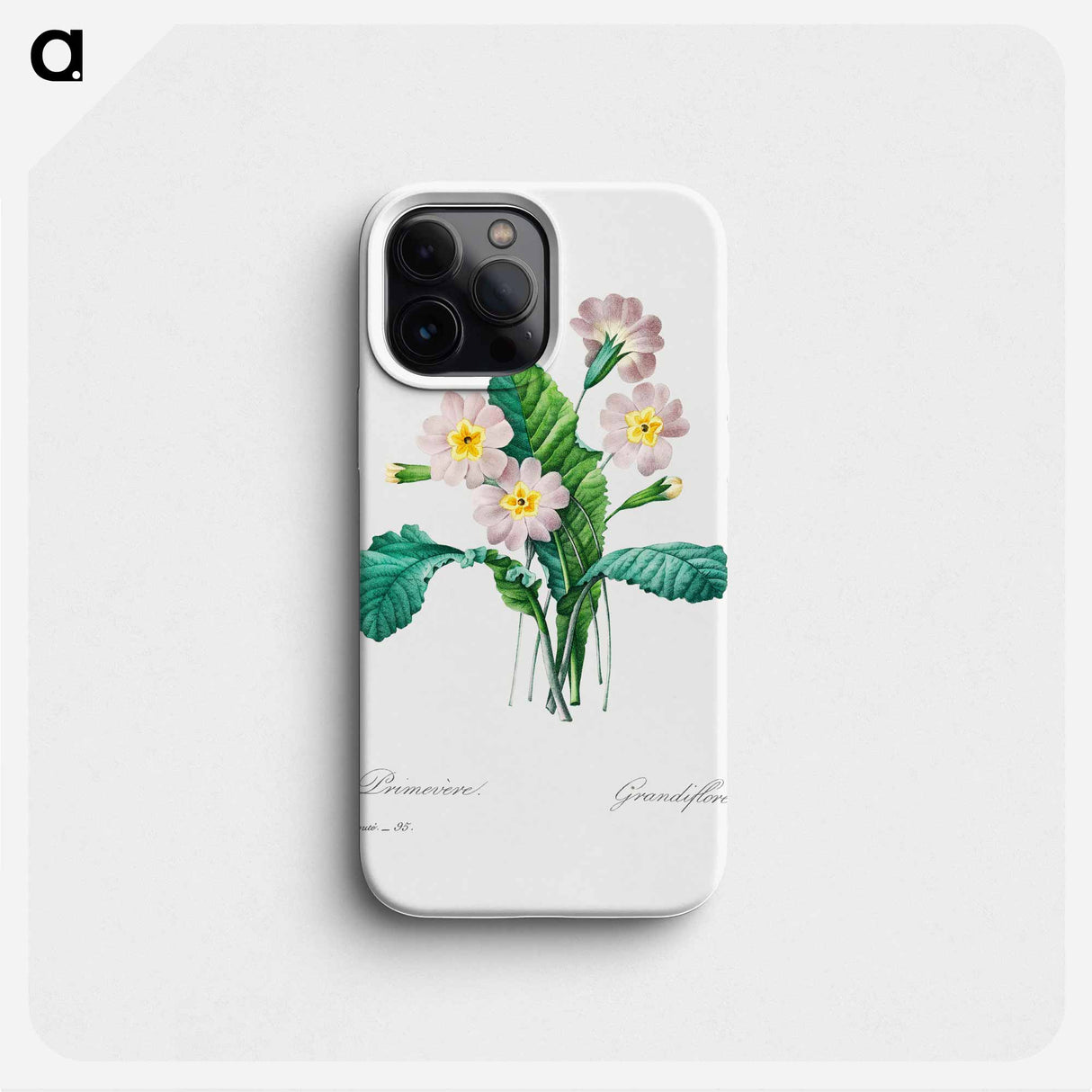 Common primrose - ピエール ジョゼフ ルドゥーテ Phone Case.