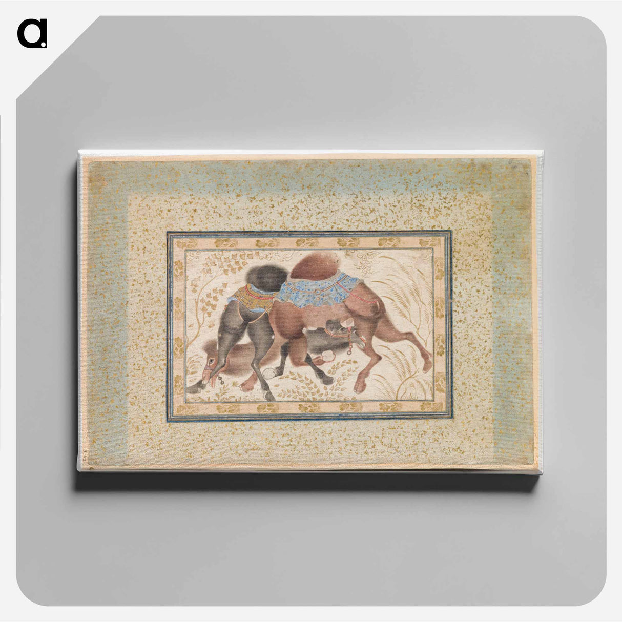 アートパネル-Two Camels Fighting
 - セントルイス美術館 Canvas.