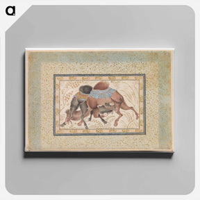アートパネル-Two Camels Fighting
 - セントルイス美術館 Canvas.