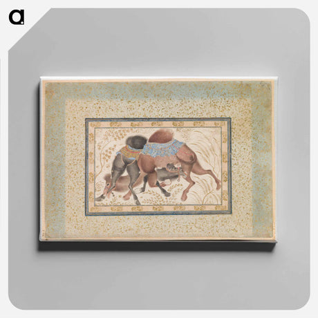 アートパネル-Two Camels Fighting
 - セントルイス美術館 Canvas.