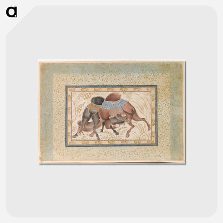 アートポストカード-Two Camels Fighting
 - セントルイス美術館 Postcard.