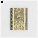 Kalenderblad voor september 1911 met kevers en een dode mus - テオ ヴァン ホイテマ Memo.