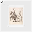 アートポストカード-Two Riders Seen from Behind
 - イェール大学アートギャラリー Postcard.