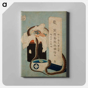 アートパネル-Hokusai's Memorial Anniversary - 葛飾 北斎 Canvas.