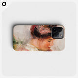 Head of Young Girl (Tête de jeune fille) - ピエール オーギュスト ルノワール Phone Case.