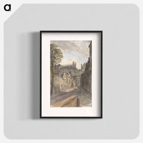 アートポスター-St. George's Chapel and The Castle Wall From Bier Lane
 - イェール大学アートギャラリー Poster.