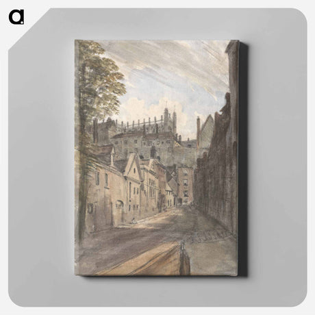 アートパネル-St. George's Chapel and The Castle Wall From Bier Lane
 - イェール大学アートギャラリー Canvas.