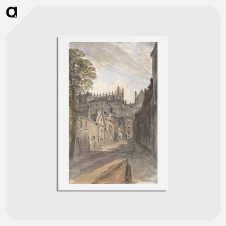 アートポストカード-St. George's Chapel and The Castle Wall From Bier Lane
 - イェール大学アートギャラリー Postcard.