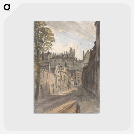 アートポストカード-St. George's Chapel and The Castle Wall From Bier Lane
 - イェール大学アートギャラリー Postcard.