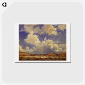アートポストカード-Western Landscape - アルバート ビアスタット Postcard.