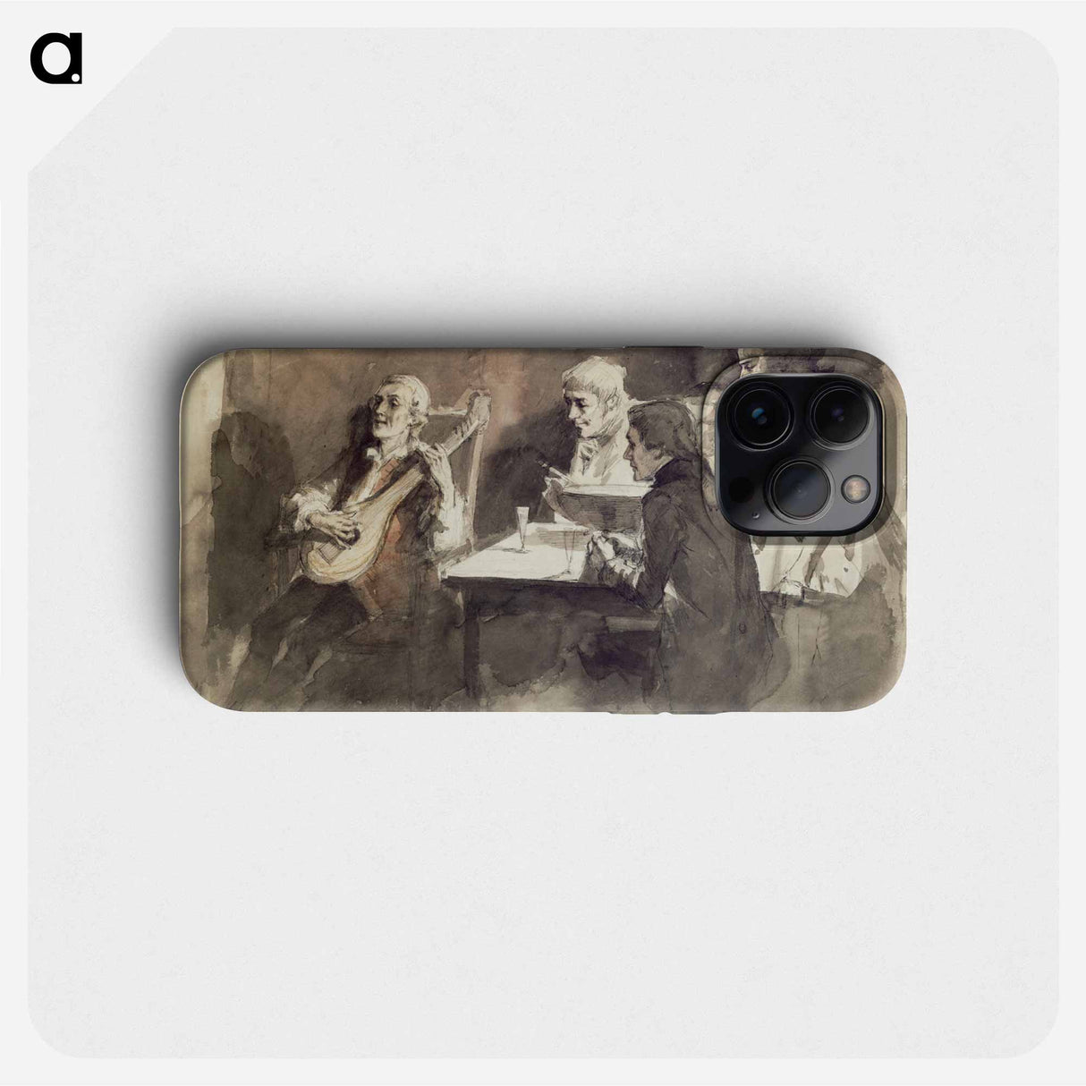 Bellman laulaa viimeisen kerran ystävilleen, harjoitelma - アルバート エーデルフェルト Phone Case.