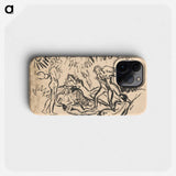 Composition sketch - アーノルド ピーター ワイズ クビンチャン Phone Case.