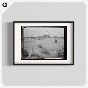 アートポスター-Home of family from Oklahoma now living at Dead Ox Flat, Malheur County, Oregon - ドロテア ラング Poster.