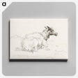 アートパネル-Lying sheep - ジャン ベルナール Canvas.