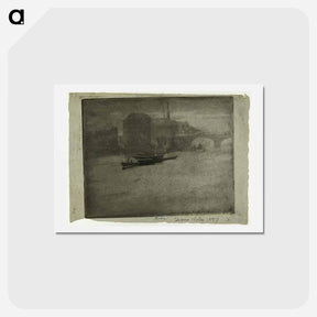 アートポストカード-Mist on the Thames
 - ジョセフ ペネル Postcard.