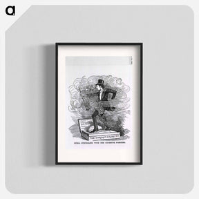 アートポスター-Swell Struggling With The Cig'rette Poisoner
 - 国立医学図書館 Poster.
